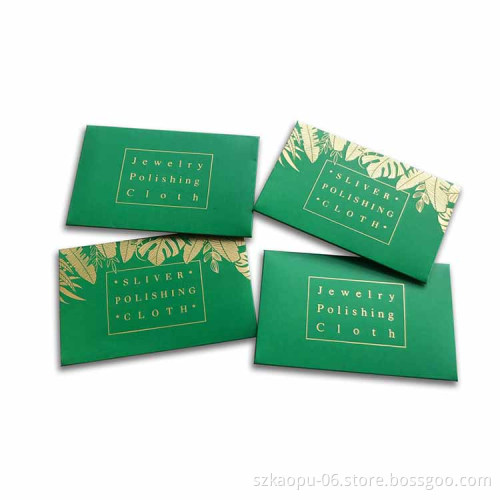 Factory Directly Wholesale Watch Platinum Anti Tarnish Gold Silver Jewelry Cleaning Polishing Cloth
